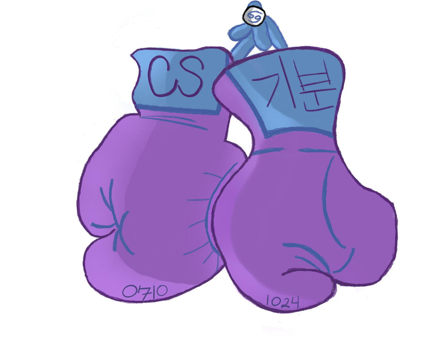 San ROCKY Boxing Gloves Sticker