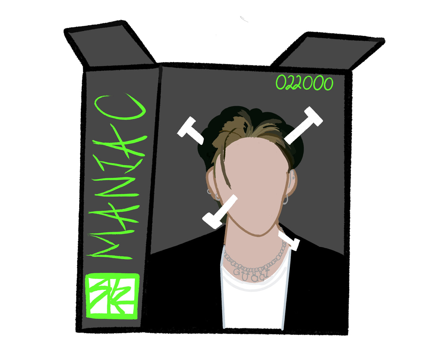 Hyunjin MANIAC Cereal Box Sticker